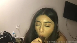 Violet Myers Deepthroat Big Dick GIF