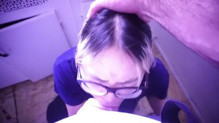 Gagging Facial Cumshot Cum Blowjob Asian GIF