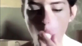 TikTok NSFW Deepthroat GIF