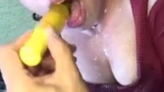 Spit Sloppy Messy Gagging Asian GIF