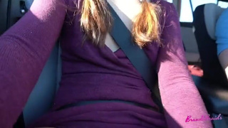 Public Deepthroat Creampie Car Sex GIF