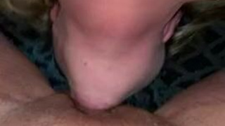 Sucking Face Fuck Deepthroat Cock Blowjob Big Tits Big Dick GIF