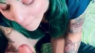 Tattoo Nails Deepthroat Cumshot Cum In Mouth Cum Blowjob GIF