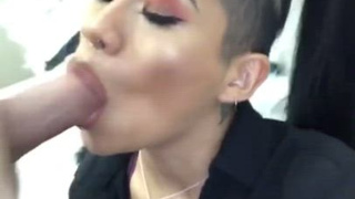 Shaved Latina Japanese Interracial Face Fuck Deepthroat Blowjob BWC Asian GIF