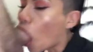 Shaved Latina Japanese Interracial Face Fuck Deepthroat Blowjob BWC Asian GIF