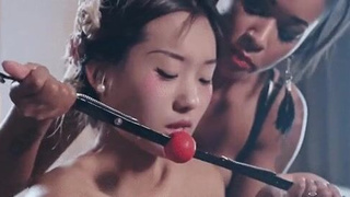 Chinese Ball Gagged BDSM Asian GIF