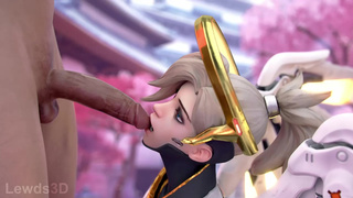 Mercy BJ animation - Lewds3D