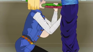 Android 18 Dragon Ball Z Анимированный