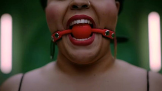 Ball Gagged BDSM GIF