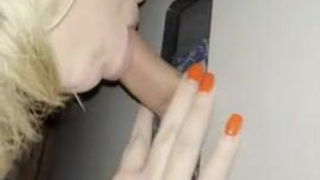 OnlyFans Hotwife Glory Hole Deepthroat Blowjob GIF