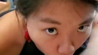 Face Fuck Deepthroat Blowjob Asian GIF