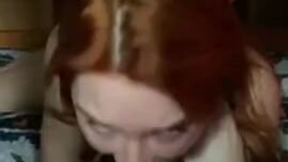 Redhead OnlyFans Homemade Deepthroat Cum Swallow GIF