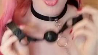 Spit Kinky Ball Gagged GIF