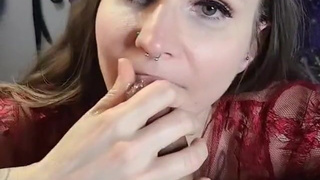 Spit POV OnlyFans Gagging Deepthroat Blowjob GIF