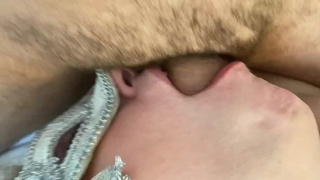 Face Fuck Deepthroat Ball Worship GIF