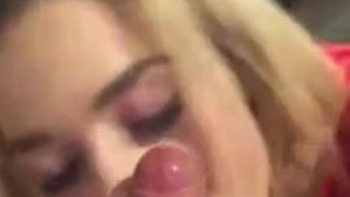 Sucking NSFW Deepthroat Blowjob Blonde GIF