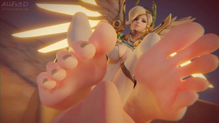 At Goddess Mercys feet POV