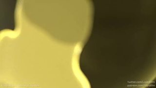 POV Oral Futanari Deepthroat Animation 3D GIF