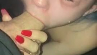 Sloppy Deepthroat Cum Blowjob Big Dick GIF