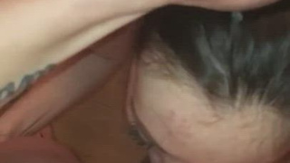 Wife Deepthroat Blowjob GIF