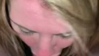 Sucking Green Eyes Face Fuck Eye Contact Deepthroat Cock Blowjob Big Tits Big Dick GIF