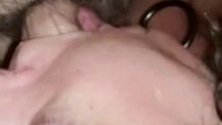 Sucking Submissive Spit Sloppy Pretty Deepthroat Blowjob GIF