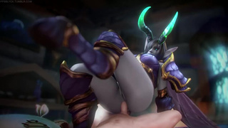 Warcraft Dreadlord Jaina Animation [3mins]