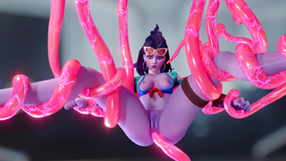 Widowmaker x Tentacles - Meltrib