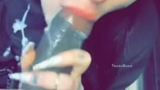 Deepthroat Blowjob BBC GIF