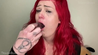 Gagging Dildo Deepthroat GIF