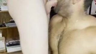 Spit Interracial Deepthroat BWC BBC GIF