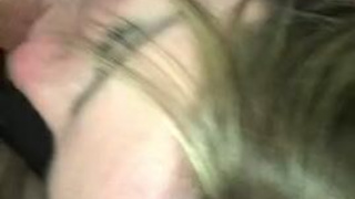 Sucking Green Eyes Face Fuck Eye Contact Deepthroat Cock Blowjob Big Tits Big Dick Balls GIF