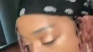 Homemade Ebony Couple Ebony Deepthroat Blowjob BBC African American GIF