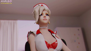 Nurse Mercy's tired feet - Allfy3D