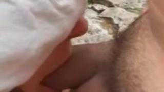 Outdoor Girlfriend Freeuse Deepthroat Couple Cock Blowjob Blindfolded Amateur GIF