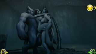 WoW - A Draenei Threeway