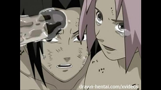 Sakura and Naruto sex in florest